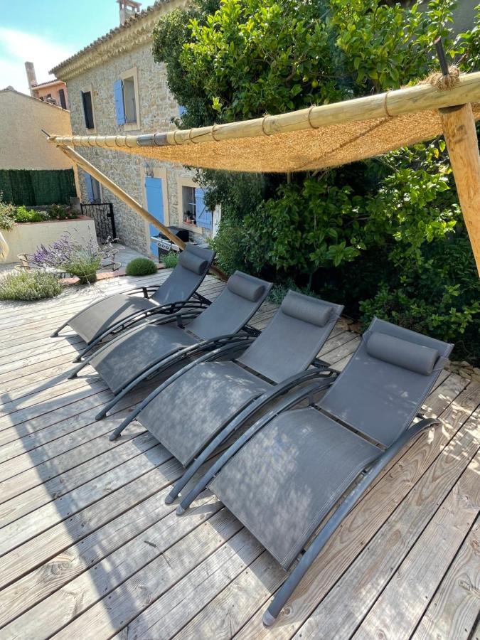 Mas Provencale Jardin Piscine Villa Saint-Cyr-sur-Mer Exterior foto
